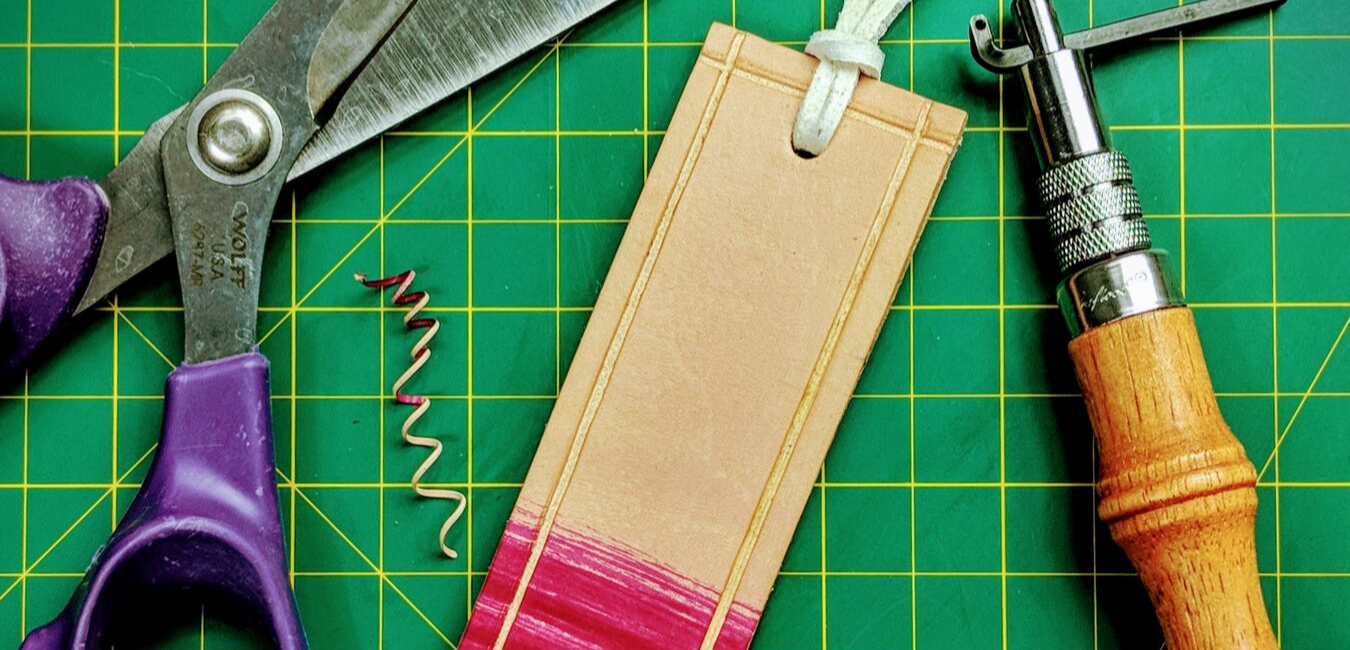 How To Make Your Own Leather Bookmark