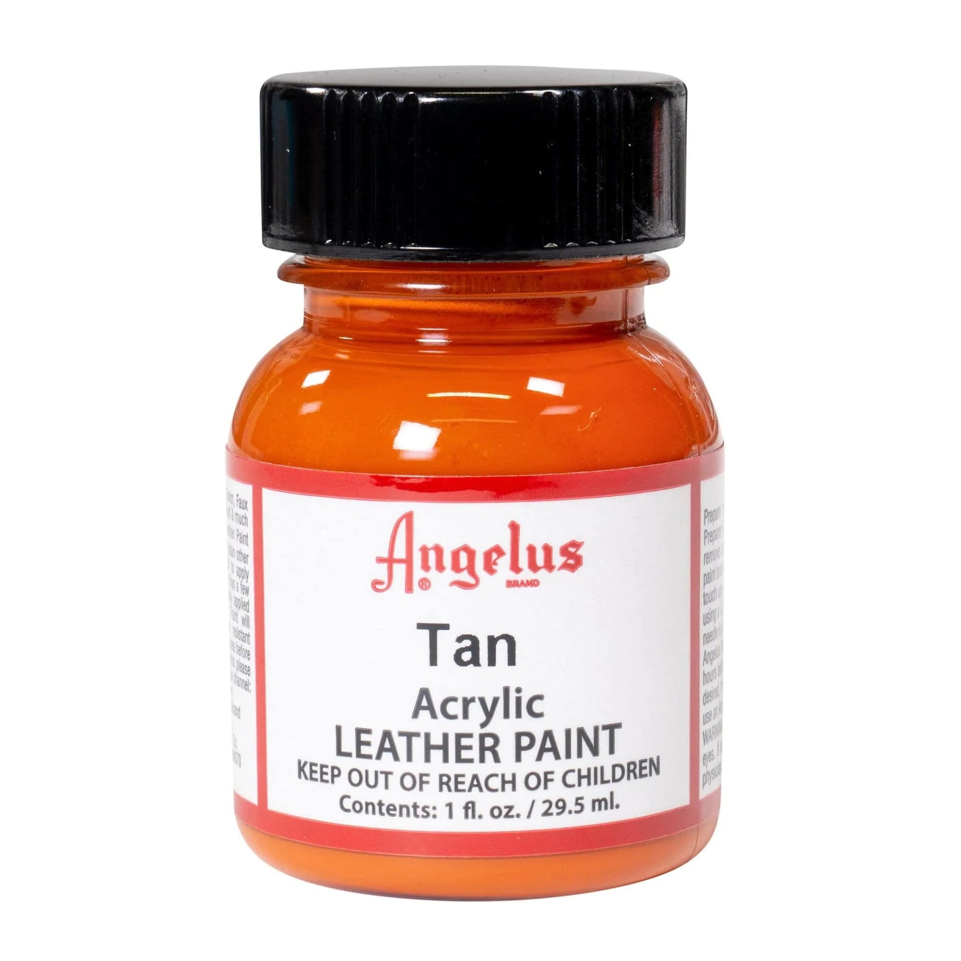 Angelus Acrylic Leather Paints, 1oz / 4oz, 1 oz / Tan | The Leather Guy