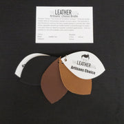 The Leather Guy Essential Leathers Sample Rings, Artisan's Choice Bridle | The Leather Guy