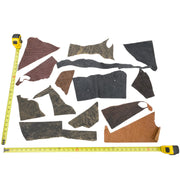 Assorted Elephant Scrap, 4.5 - 5.5 oz, Elephant Chrome Tan Scrap, 1 pound Bag, 3 | The Leather Guy