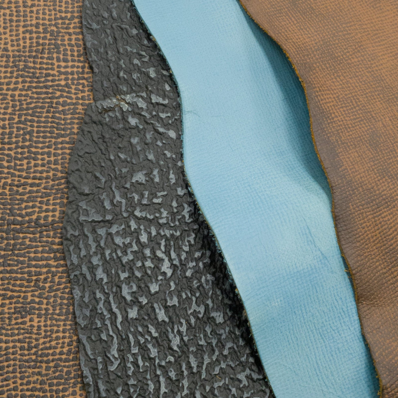 Embossed, 6-22 Sq Ft Elk Hide Project Pieces,  | The Leather Guy