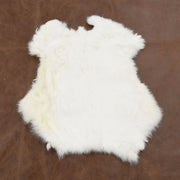 Soft Rabbit Fur Pelts - Packs & Singles, White / Off White / 1 | The Leather Guy