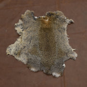 Soft Rabbit Fur Pelts - Packs & Singles, Natural Earth Tone / 1 | The Leather Guy
