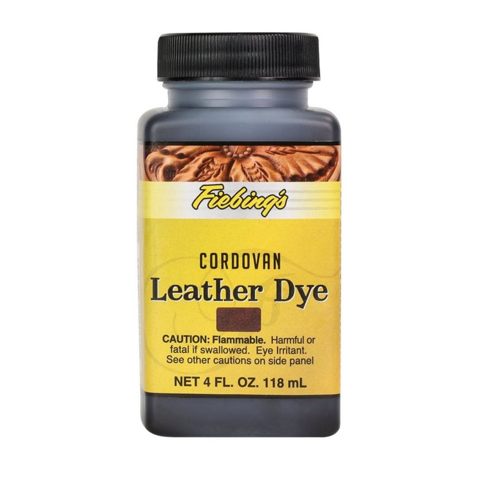 Fiebings Leather Dye, 4 oz, Cordovan | The Leather Guy