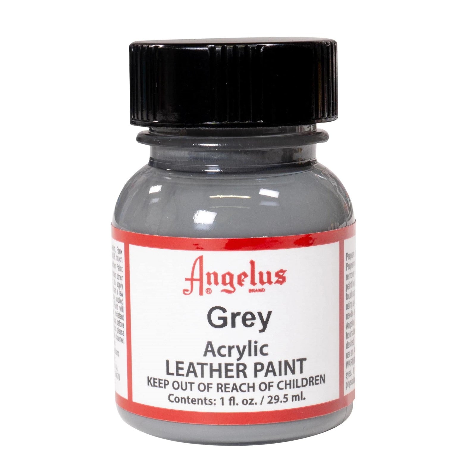 Angelus Acrylic Leather Paints, 1oz / 4oz, 1 oz / Grey | The Leather Guy