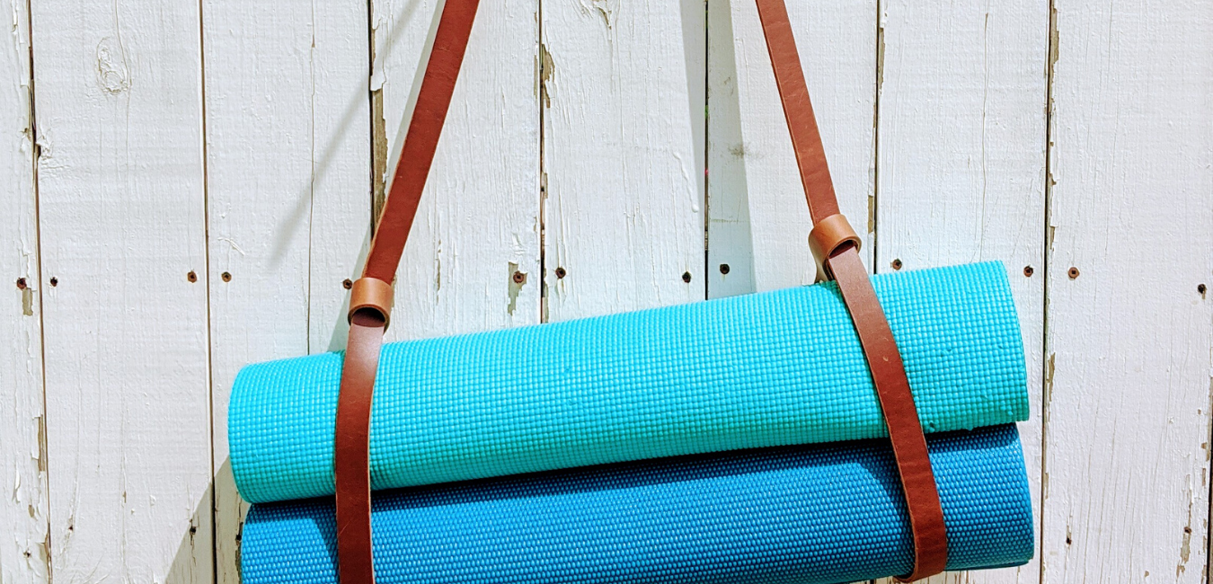 How To Make A Simple DIY Leather Yoga Mat Strap
