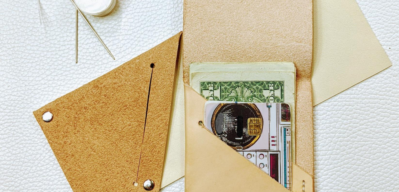 How to make a simple leather wallet | The Leather Guy