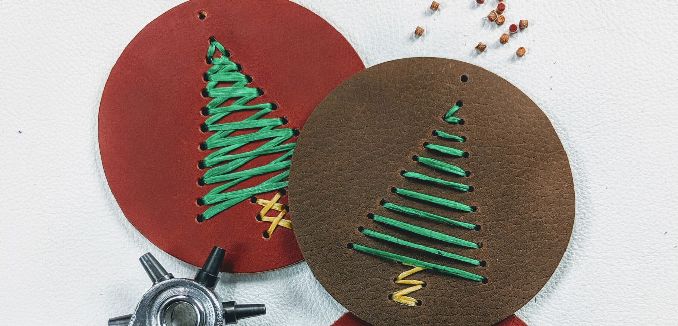 How To Make Your Own Leather Holiday Ornaments