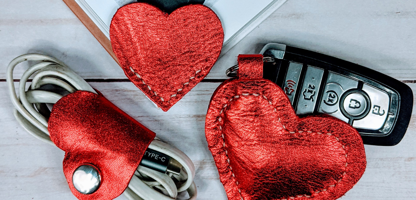 Make A Simple Valentine's Day Leather Gift Right Now