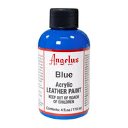 Angelus Acrylic Leather Paints, 1oz / 4oz, 4 oz / Blue | The Leather Guy