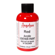 Angelus Acrylic Leather Paints, 1oz / 4oz, 4 oz / Red | The Leather Guy