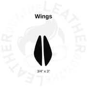 Natural Veg Tan Leather Wing Earring Blanks – Die-Cut | Artisan's Choice, | The Leather Guy
