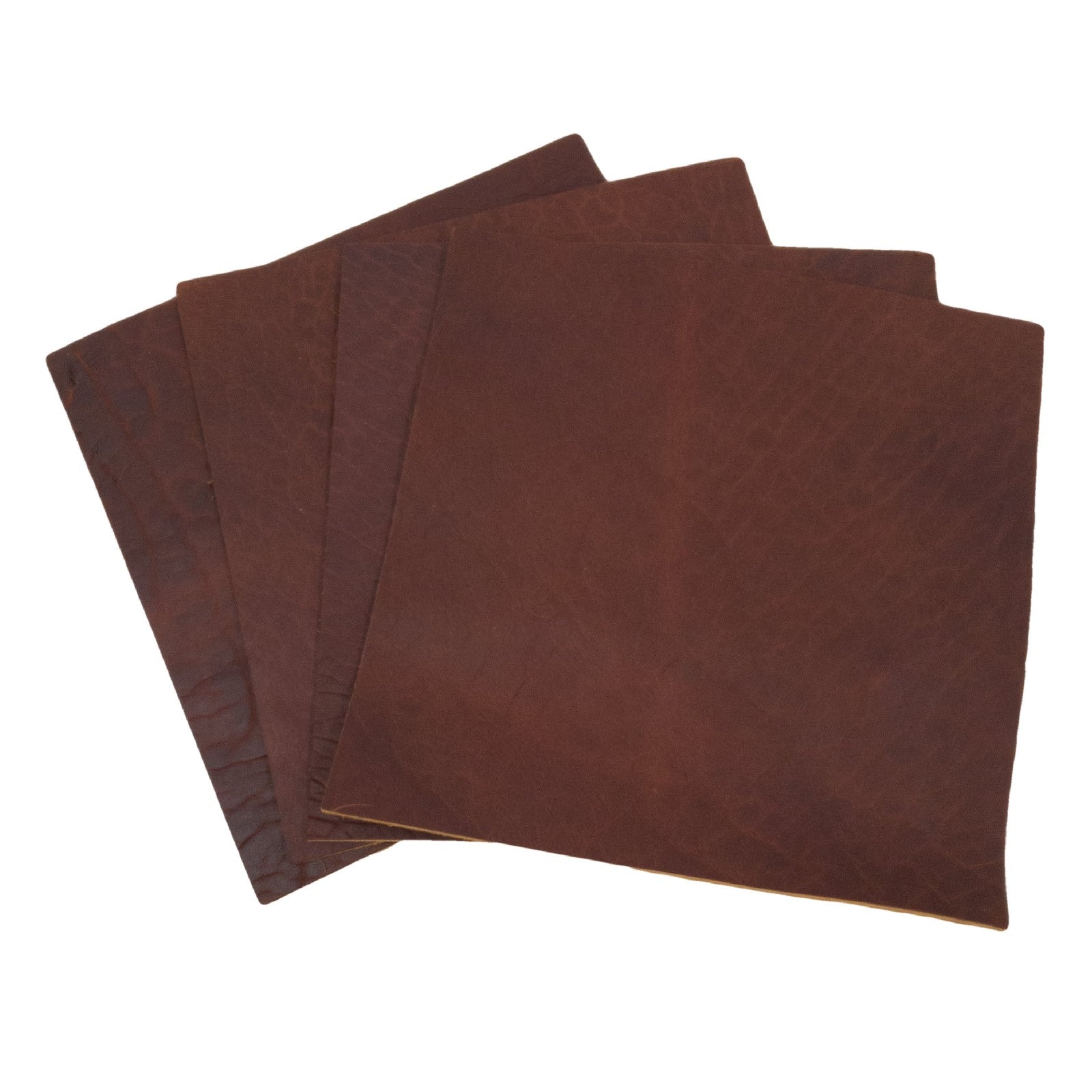 Special Value, 7-8 oz., Bison/Buffalo, Miscellaneous Pre-cuts, 12 x 12 | The Leather Guy