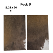 Hair-On Cowhide Leather Precut Packs – Assorted Colors & Patterns, 8 | The Leather Guy