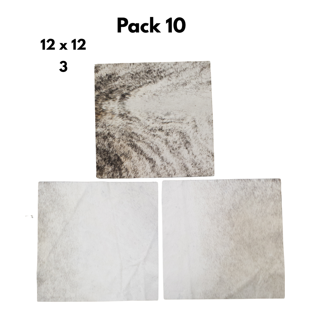 Hair-On Cowhide Leather Precut Packs – Assorted Colors & Patterns, 10 | The Leather Guy