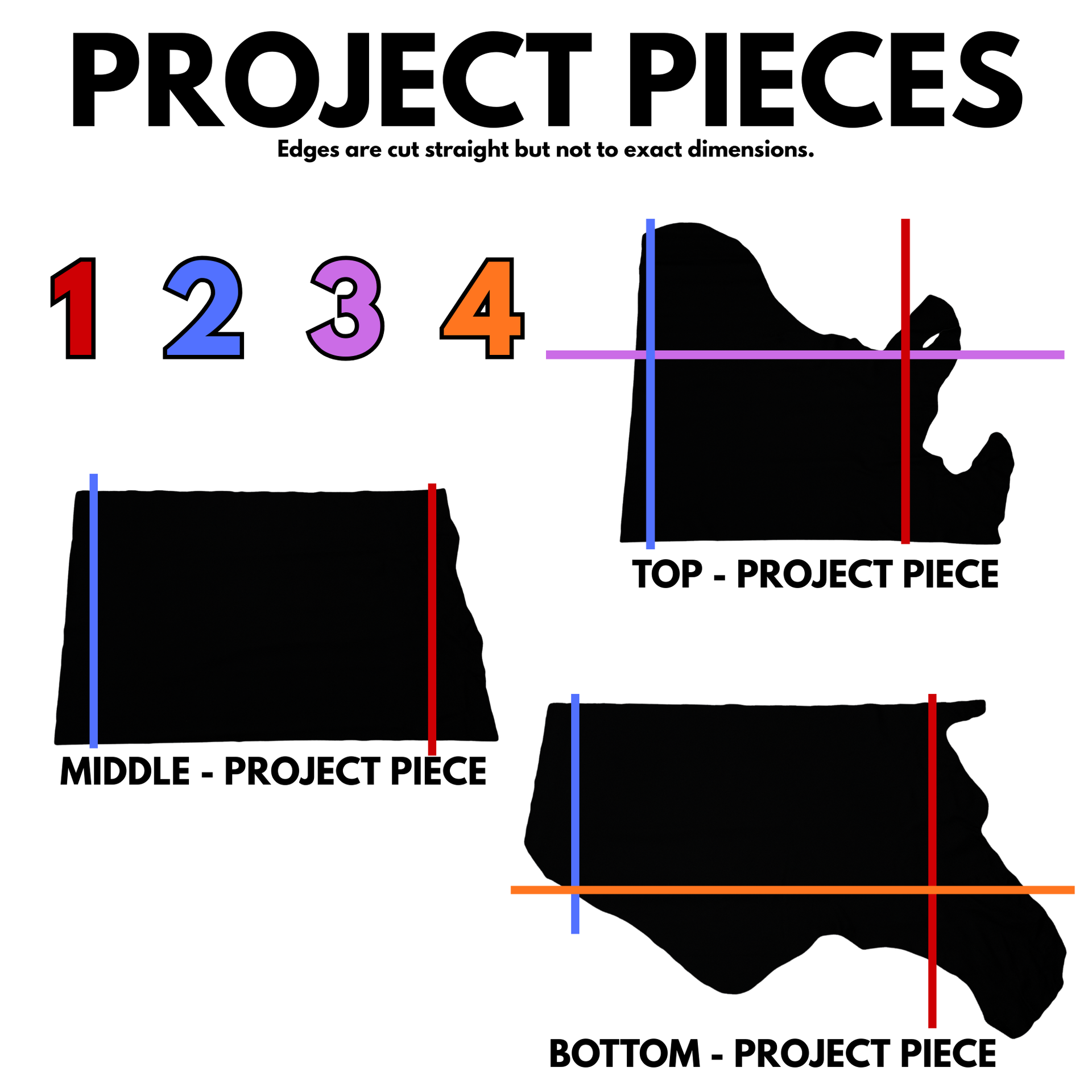 Leather Straight Edge Cutting Fee – Add-On Service, Project Piece | The Leather Guy