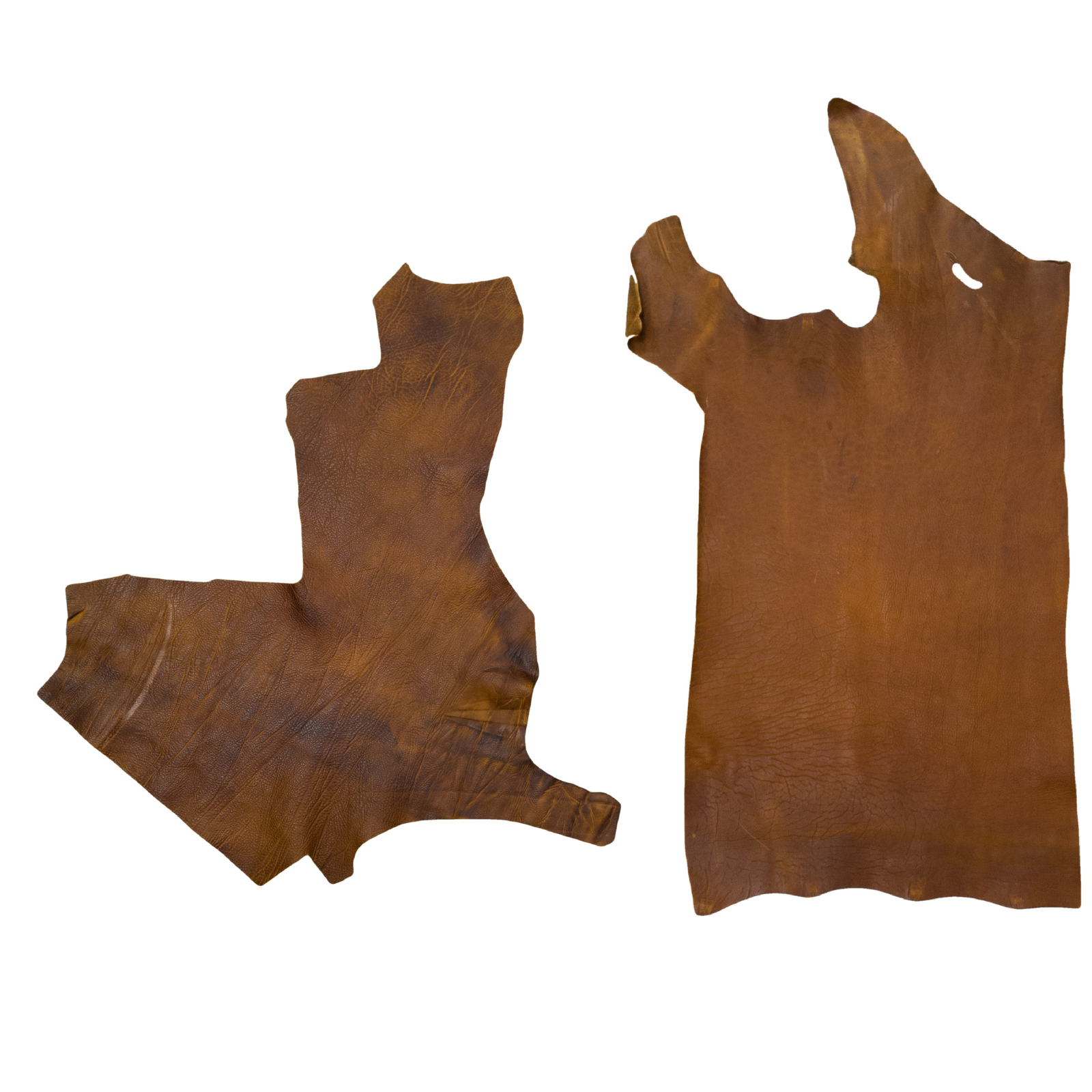 Bison Project Pieces,3-7 oz, 1-6 Sq Ft, Light to Medium Brown / 1-2 Sq Ft | The Leather Guy
