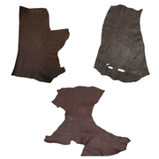 Bison Project Pieces,3-7 oz, 1-6 Sq Ft, Medium to Dark Brown / 1-2 Sq Ft | The Leather Guy
