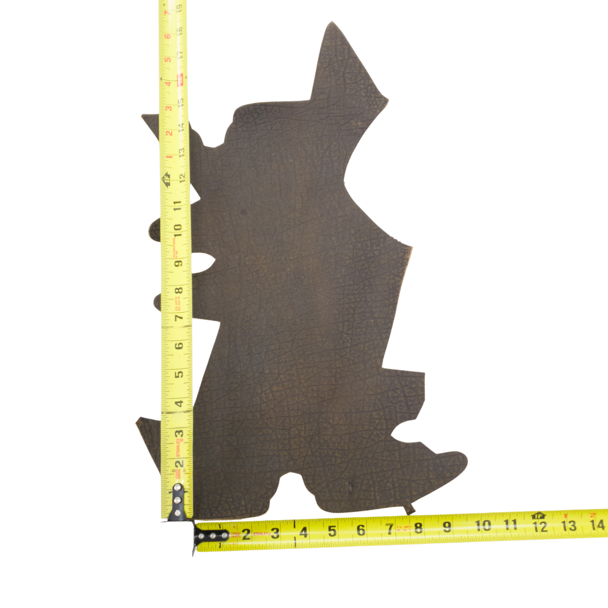 Genuine Hippo Project Pieces, 4-5 oz, 1-4 Sq Ft, Safari Chocolate / < 1 Sq Ft / Hide 1 | The Leather Guy