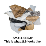 Mixed Colors, Hair-on Cowhide Scrap Remnant Bags, | The Leather Guy