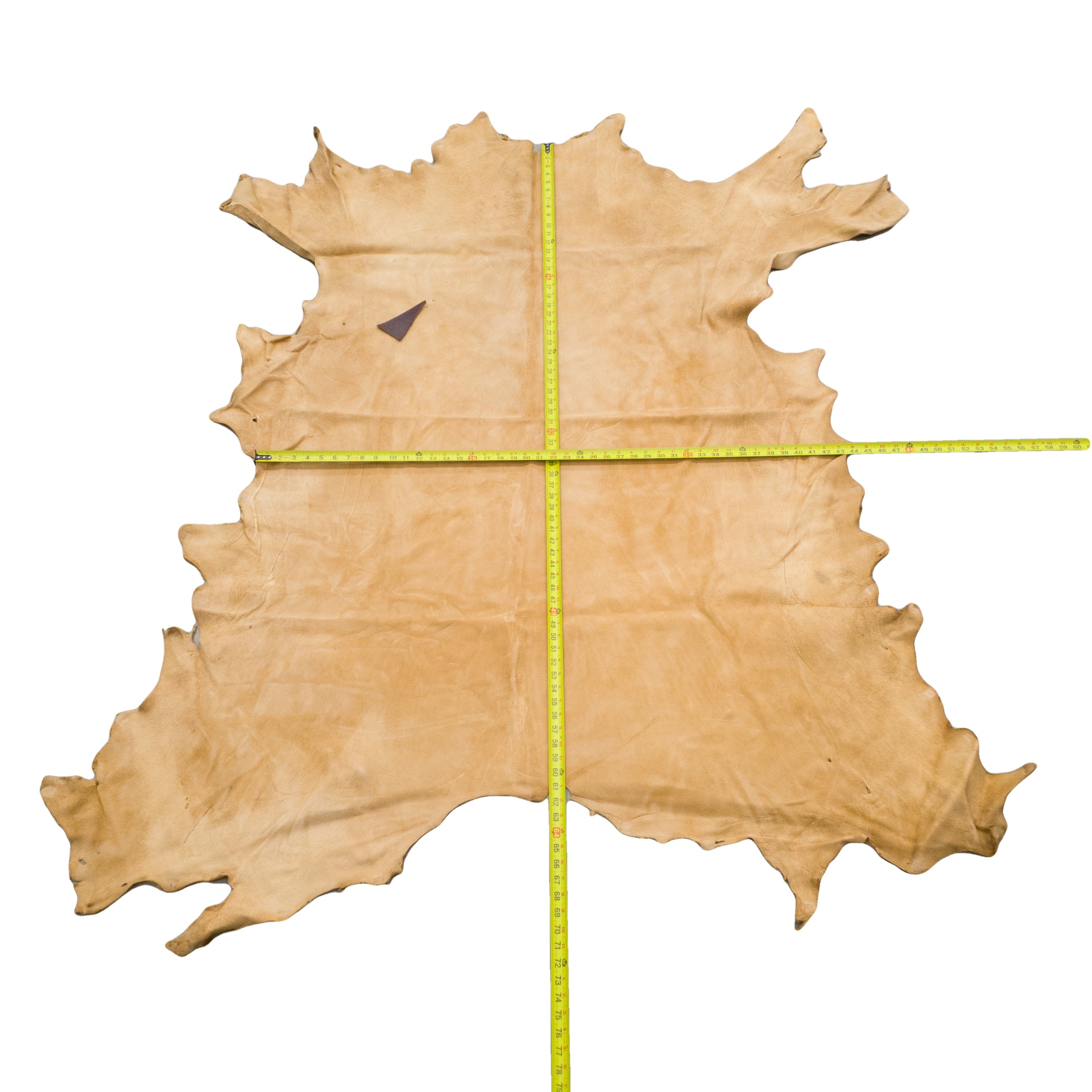Smoke Commercial Brain Tanned Elk, 25.5 Sq Ft / Hide 1 / 4-5 | The Leather Guy