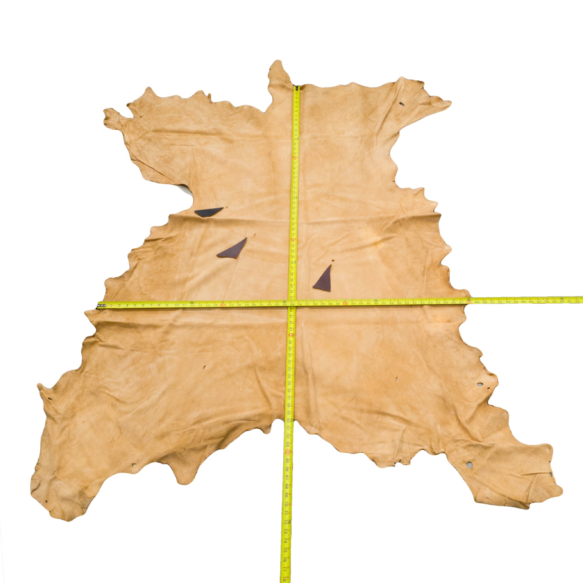 Smoke Commercial Brain Tanned Elk, 25.5 Sq Ft / Economy / Hide 2 / 3-4 | The Leather Guy