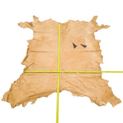 Smoke Commercial Brain Tanned Elk, 25.5 Sq Ft / Economy / Hide 2 / 4-5 | The Leather Guy