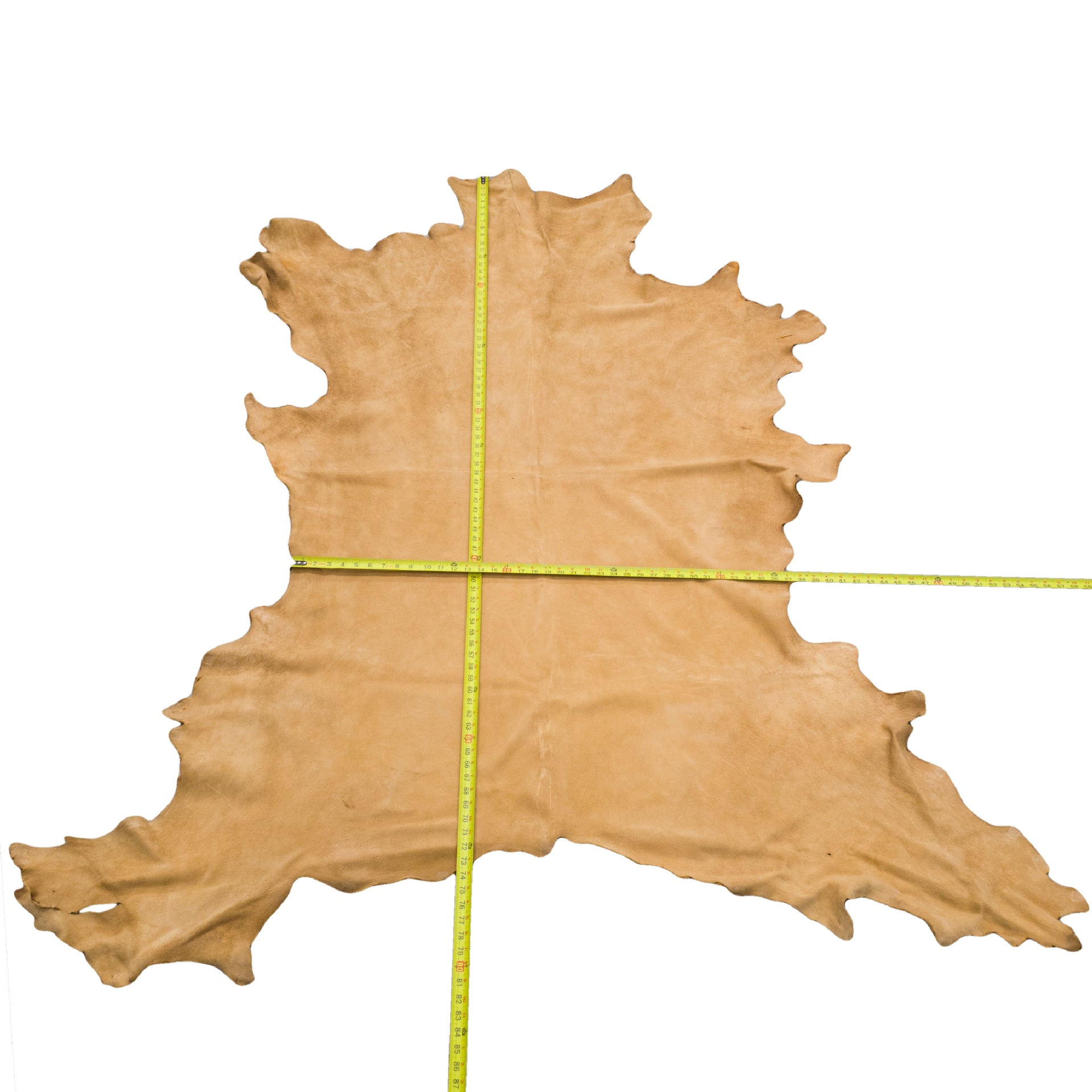 Smoke Commercial Brain Tanned Elk, 28 Sq Ft / Hide 1 / 4-5 | The Leather Guy
