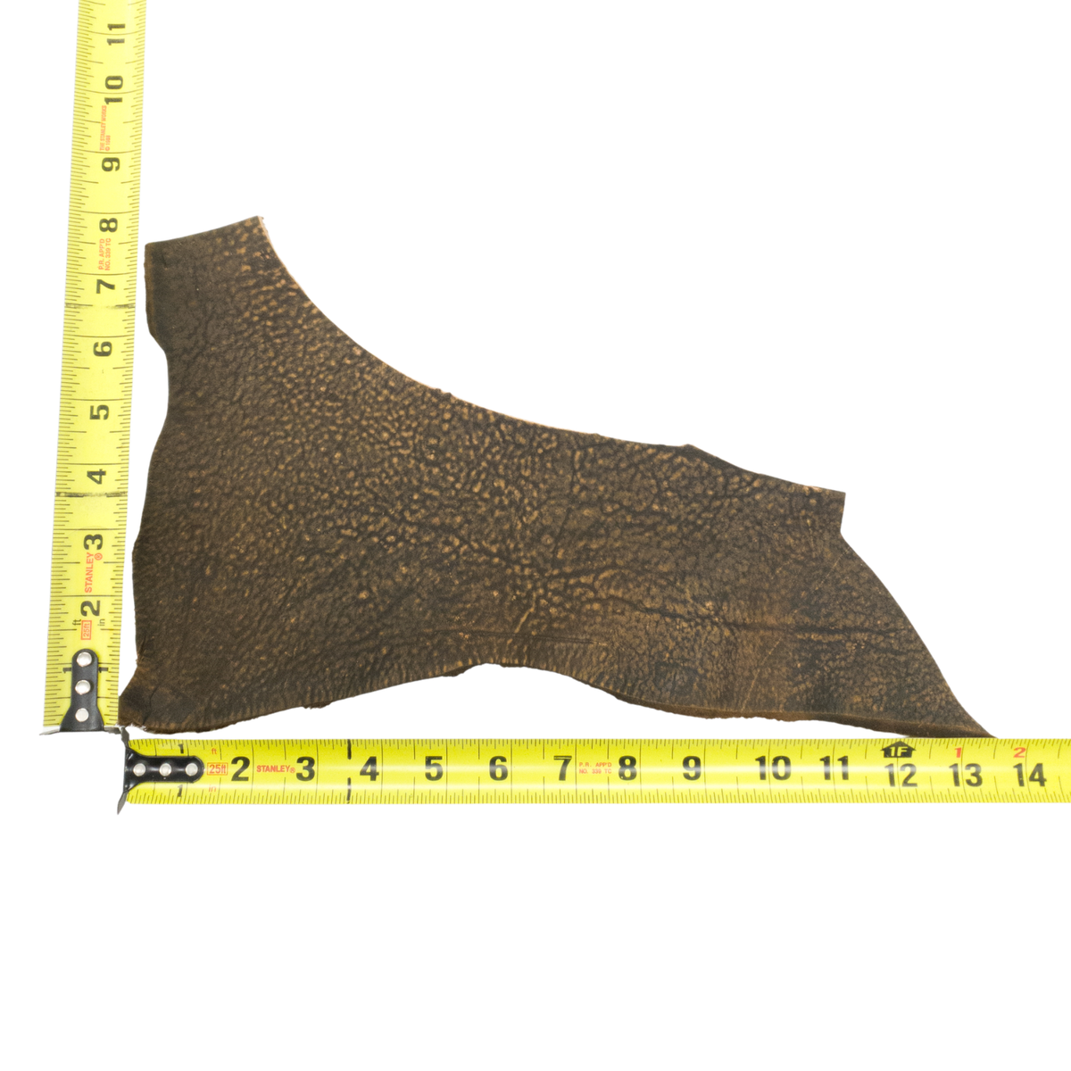 Genuine Giraffe Leather Hides, Brown Safari Non-Stock, 4-5 oz, 1-5 Sq Ft, 2(< 1 Sq Ft) | The Leather Guy