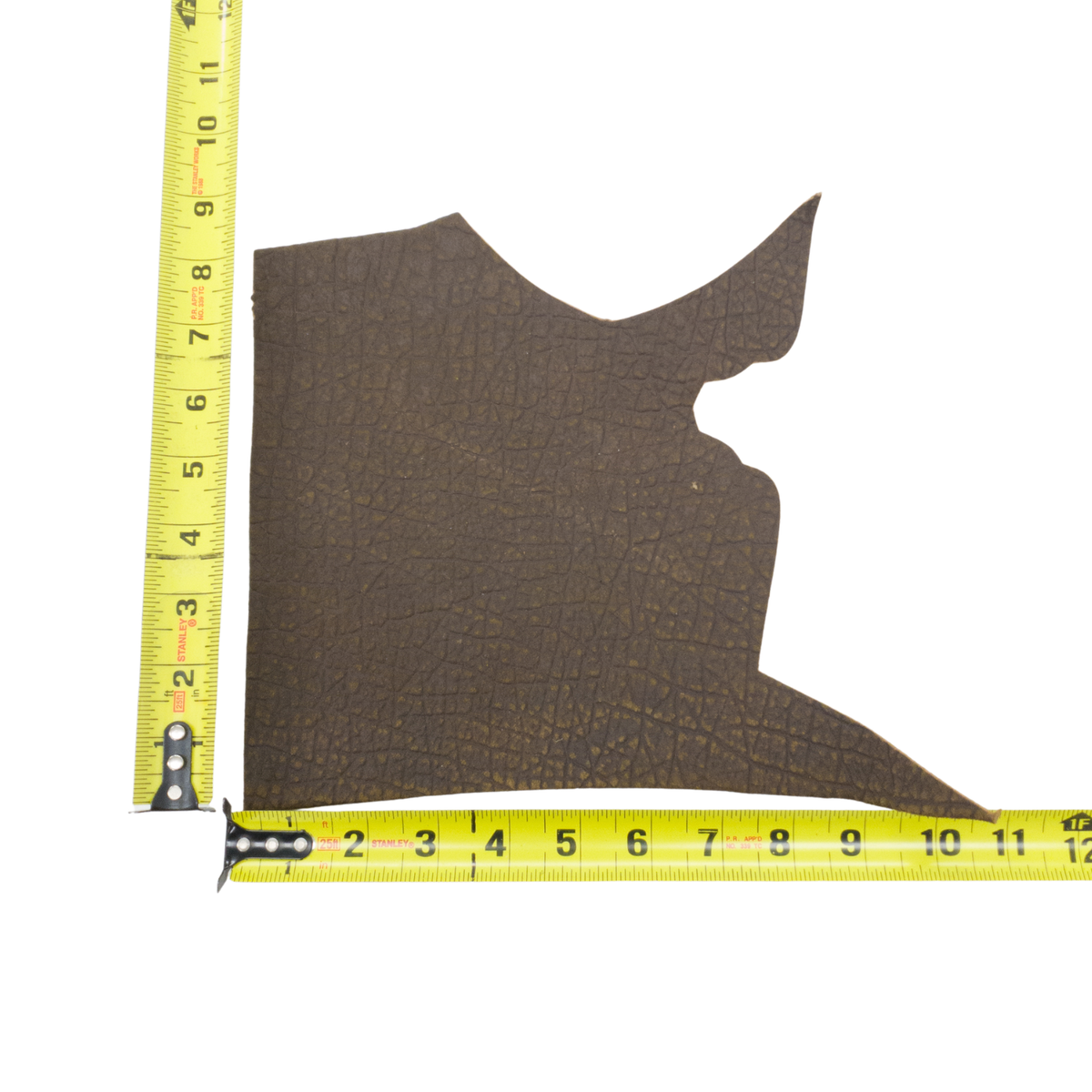 Genuine Hippo Project Pieces, 4-5 oz, 1-4 Sq Ft, Safari Chocolate / < 1 Sq Ft / Hide 2 | The Leather Guy