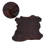 Goat Hide Oil Tan, 3-10 Sq Ft, 2-4 oz, Colors, Lava Rocks / 5-6 Sq Ft | The Leather Guy