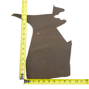 Genuine Hippo Project Pieces, 4-5 oz, 1-4 Sq Ft, Safari Chocolate / < 1 Sq Ft / Hide 3 | The Leather Guy