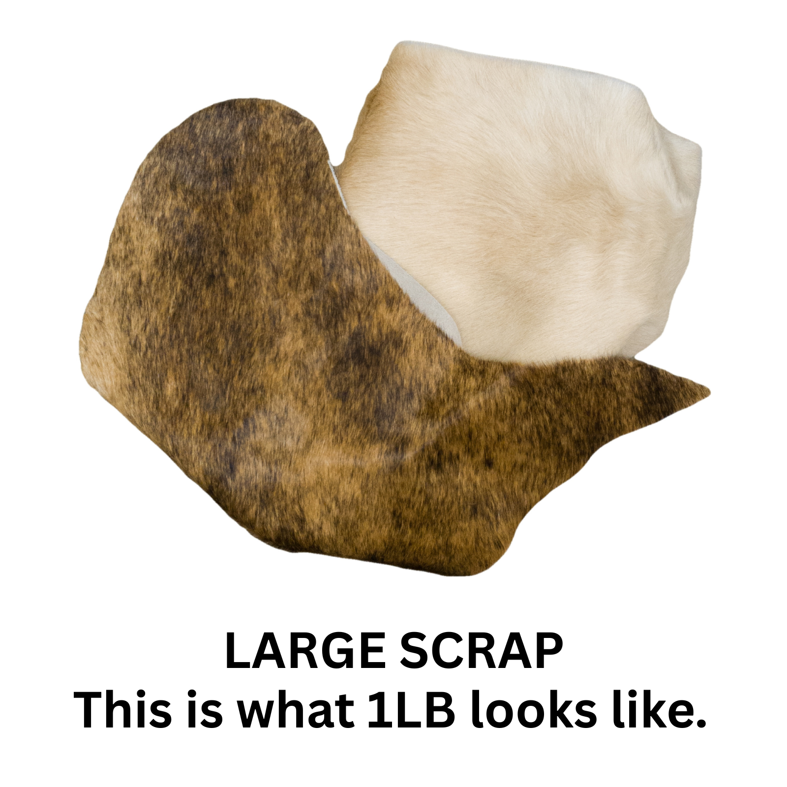 Mixed Colors, Hair-on Cowhide Scrap Remnant Bags, | The Leather Guy