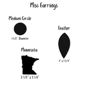 Mystery Earring Blanks Pack – 10 Pairs (20 Pieces) for DIY Jewelry, | The Leather Guy
