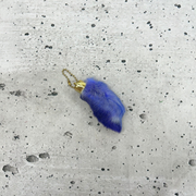 Craft Grade Rabbit Foot Keychain – Assorted Colors – Real Fur for Crafts, Blue | The Leather Guy