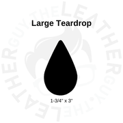 Natural Veg Tan Leather Earring Blanks – Teardrop & Window Shapes | Artisan's Choice, | The Leather Guy