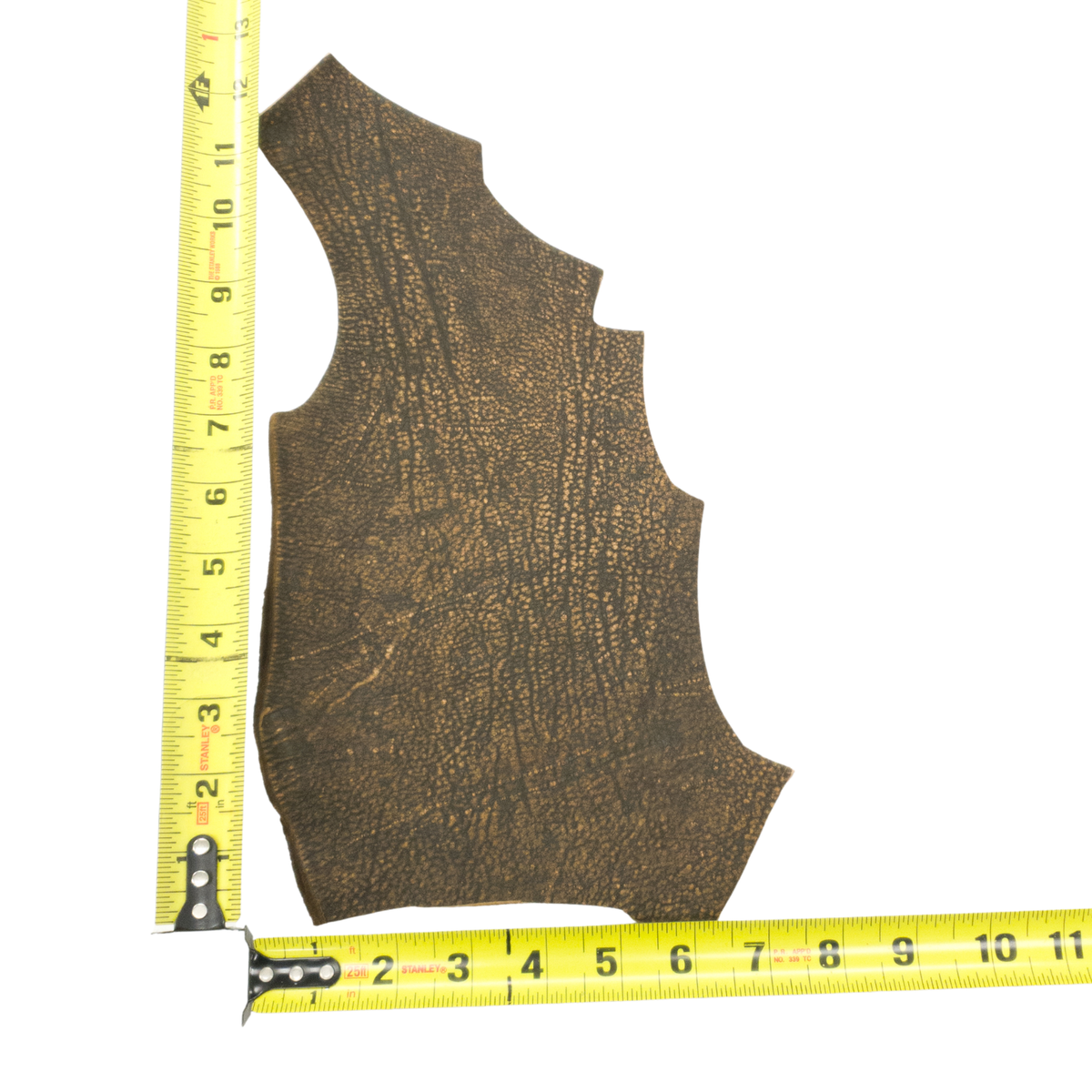 Genuine Giraffe Leather Hides, Brown Safari Non-Stock, 4-5 oz, 1-5 Sq Ft, 4 (< 1 Sq Ft) | The Leather Guy