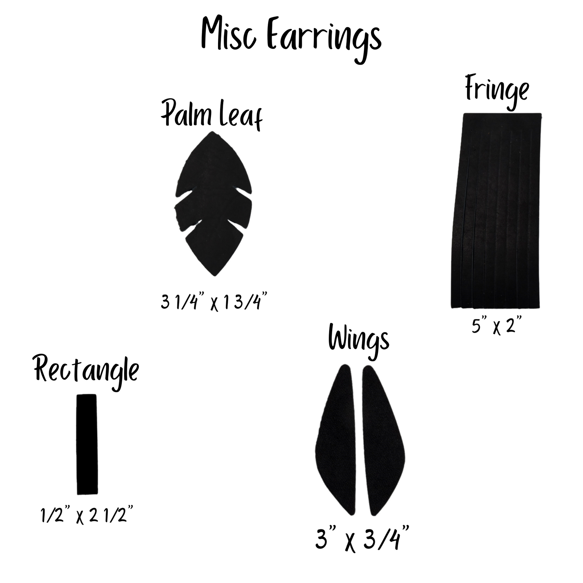 Mystery Earring Blanks Pack – 10 Pairs (20 Pieces) for DIY Jewelry, | The Leather Guy