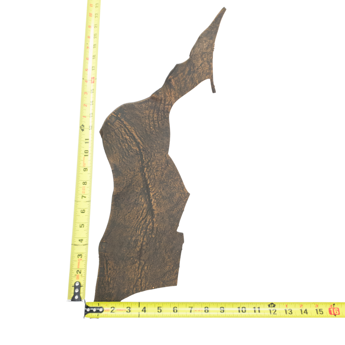 Genuine Giraffe Leather Hides, Brown Safari Non-Stock, 4-5 oz, 1-5 Sq Ft, 5 (< 1 Sq Ft) | The Leather Guy