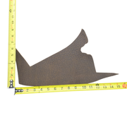 Genuine Hippo Project Pieces, 4-5 oz, 1-4 Sq Ft, Safari Chocolate / < 1 Sq Ft / Hide 6 | The Leather Guy