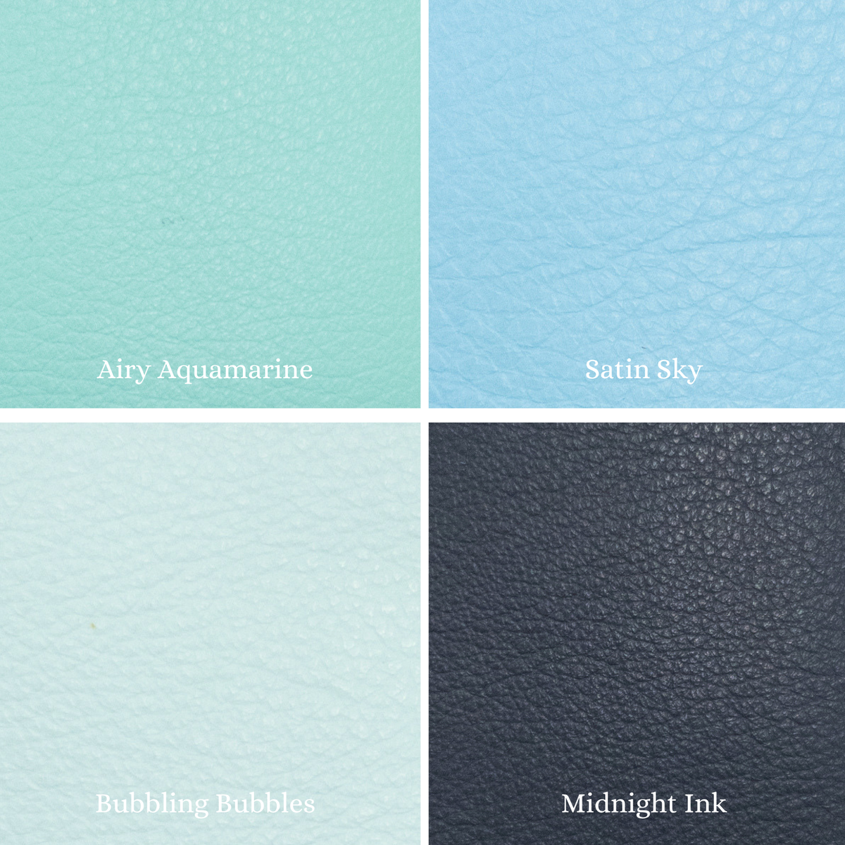 Simply Soft Collection 50-55 SF Full Hide Variation-Special Order, Airy Aquamarine | The Leather Guy