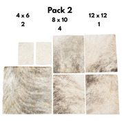 Hair-On Cowhide Leather Precut Packs – Assorted Colors & Patterns, 2 | The Leather Guy