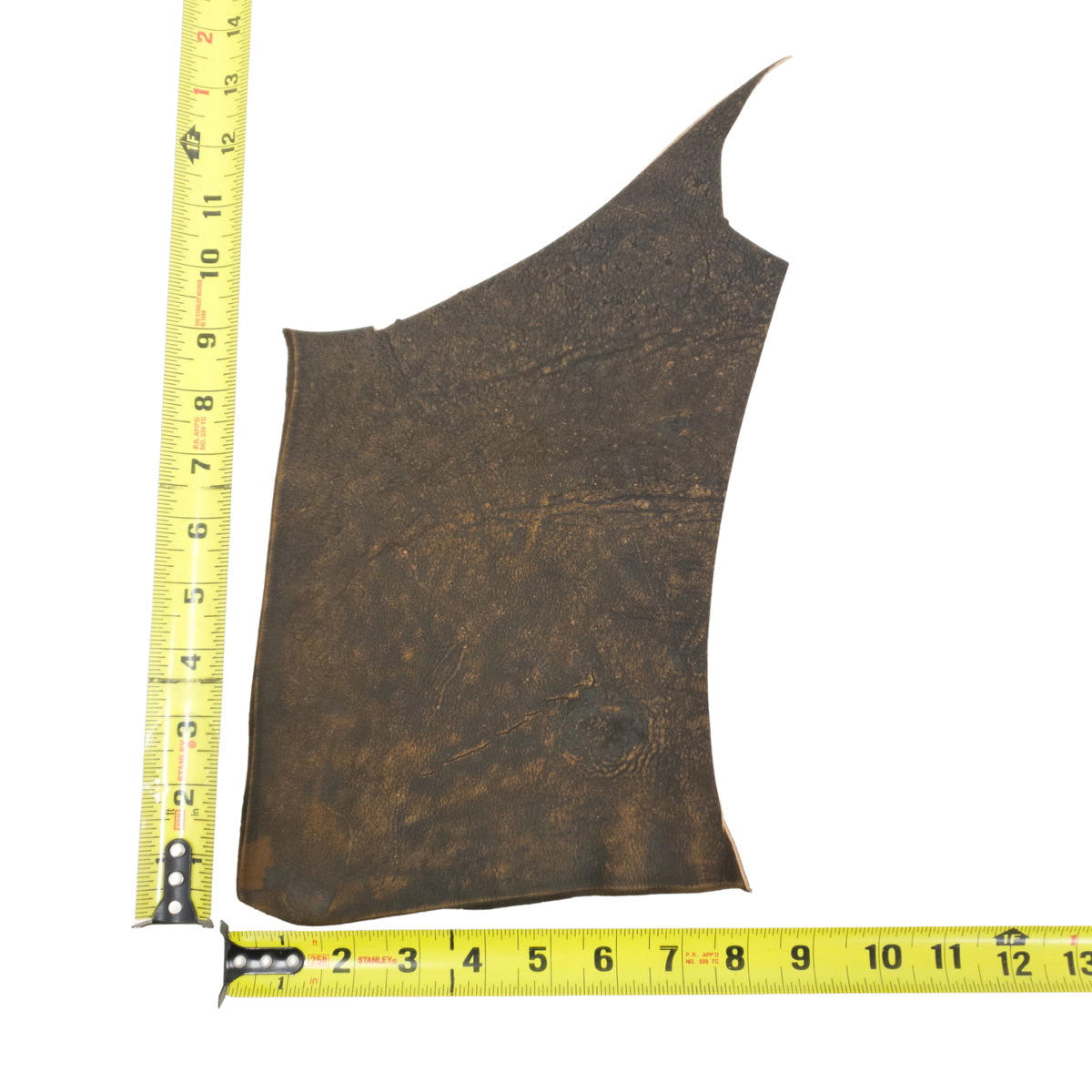 Genuine Giraffe Leather Hides, Brown Safari Non-Stock, 4-5 oz, 1-5 Sq Ft, 7 (< 1 Sq Ft) | The Leather Guy