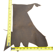 Genuine Hippo Project Pieces, 4-5 oz, 1-4 Sq Ft, Safari Chocolate / < 1 Sq Ft / Hide 7 | The Leather Guy