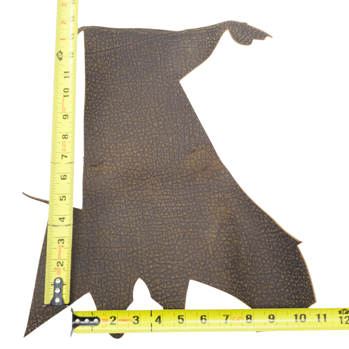 Genuine Hippo Project Pieces, 4-5 oz, 1-4 Sq Ft, Safari Chocolate / < 1 Sq Ft / Hide 7 | The Leather Guy