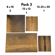 Hair-On Cowhide Leather Precut Packs – Assorted Colors & Patterns, 3 | The Leather Guy