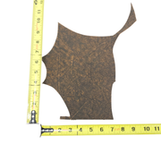 Genuine Giraffe Leather Hides, Brown Safari Non-Stock, 4-5 oz, 1-5 Sq Ft, 8 (< 1 Sq Ft) | The Leather Guy
