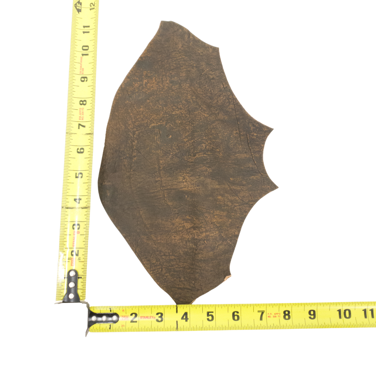 Genuine Giraffe Leather Hides, Brown Safari Non-Stock, 4-5 oz, 1-5 Sq Ft, 9 (< 1 Sq Ft) | The Leather Guy