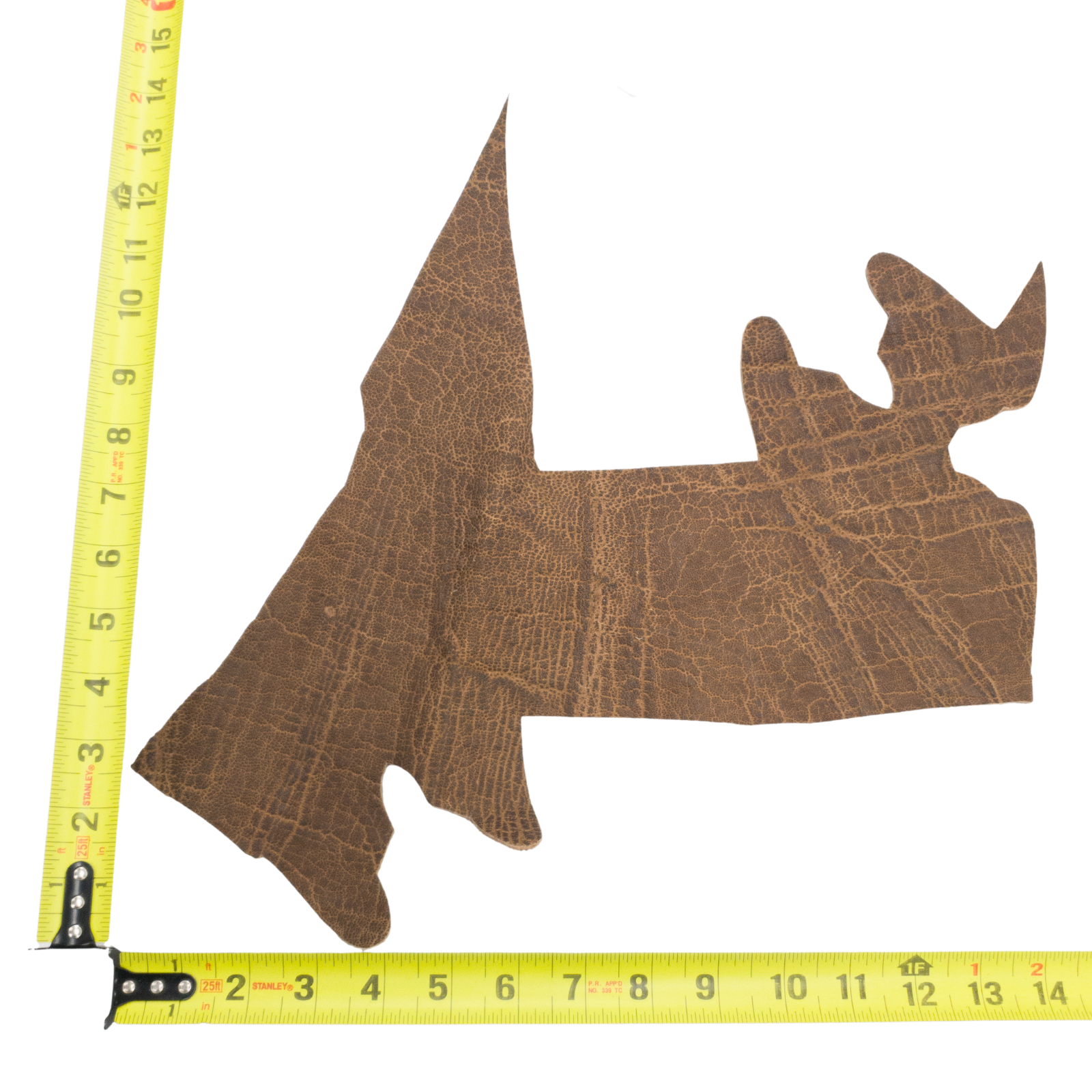 Genuine Elephant Nonstock Project Pieces, 4.5-5.5 oz, 0.5-1.5 Sq Ft, Acorn / < 1 Sq Ft / Hide 1 | The Leather Guy