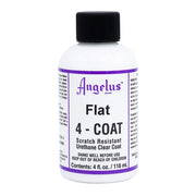 Angelus Flat 4-Coat Matte Finish – 4 oz Acrylic Leather Finisher, | The Leather Guy